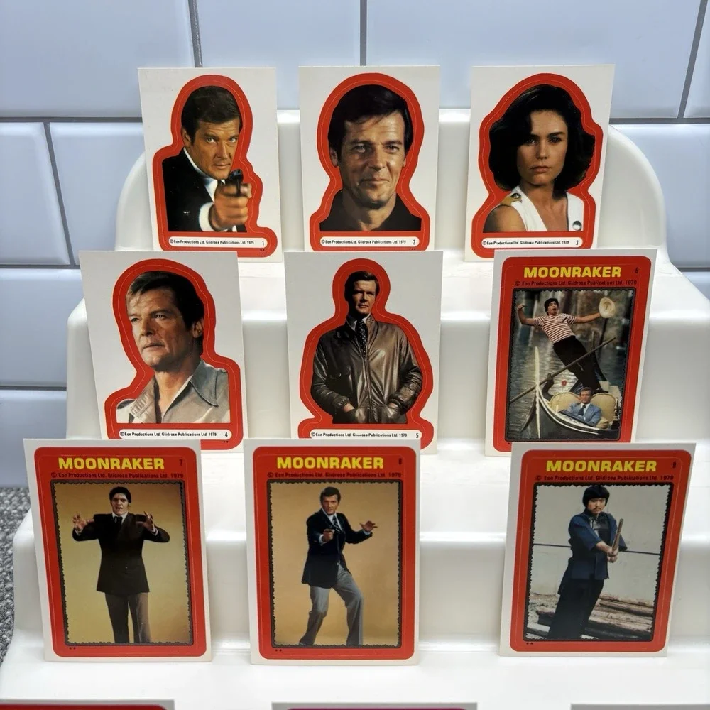 1979 Topps Moonraker Sticker Card Set‎ 22 In All James Bond
